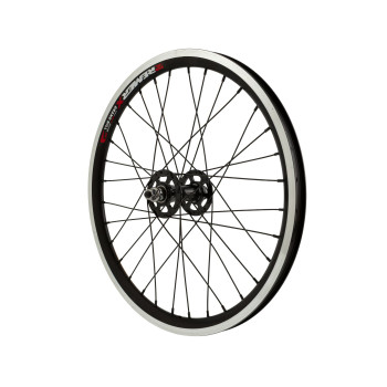 Kerék első 20" 406x19 csepel rmx 32h mart frisco fekete