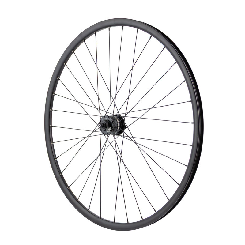 Kerék első 28x1,75 rapid sp agydinamós disc 6cs 32h qr pd-8 fekete