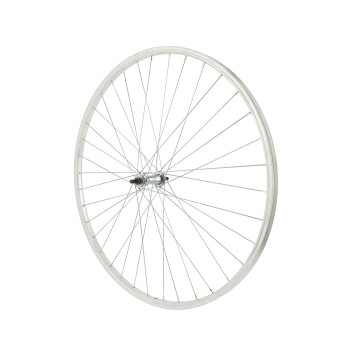 Kerék első 28x1 1/2 ber szimplaf + acél 3/8" agy touring ezüst