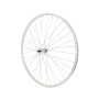 Kerék első 28x1 1/2 ber szimplaf + acél 3/8" agy touring ezüst