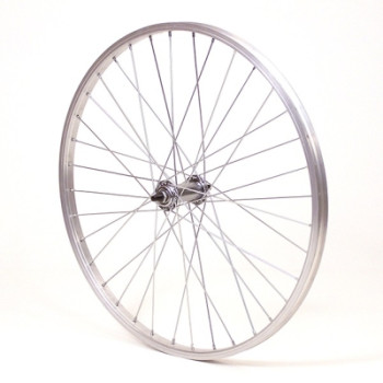 Kerék első 26" mtb ber szimplaf + acél agy 26x1,75 elsö mtb p24 + jy-433