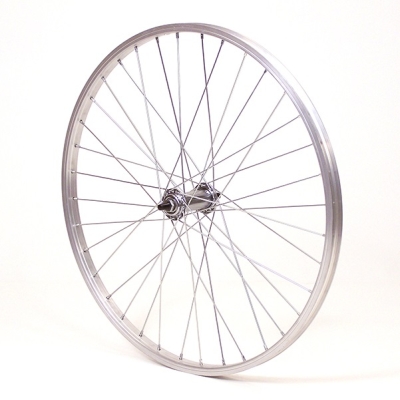 Kerék első 26 mtb ber szimplaf + acél agy 26x1,75 elsö mtb p24 + jy-433