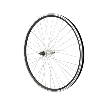 Kerék hátsó 26" mtb ber duplaf +alu agy fek ranger hátso 26x1,75 füz mt240+754 fekete