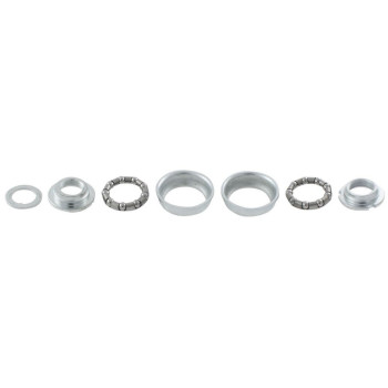 BMX / Cruiser középcsapágy csészegarnitúra 51 mm acél ezüst