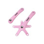 Csepel hajtókar 165 mm BCD 130 mm alumínium festett röfi pink