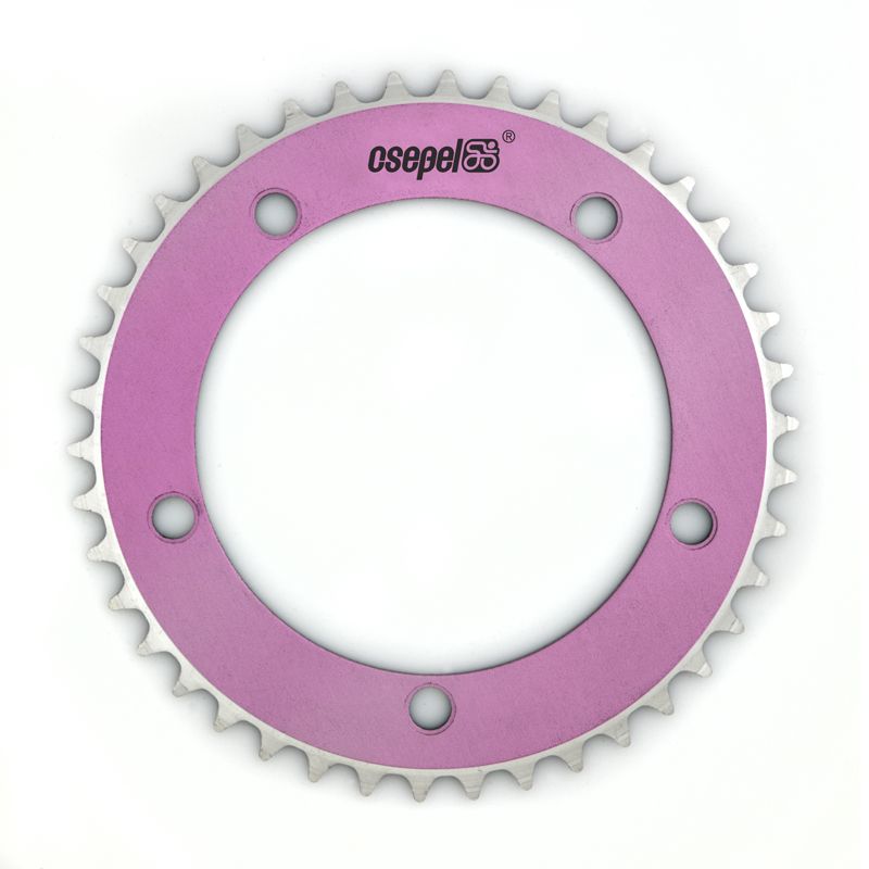 csepel-aluminium-lanctanyer-46t-130mm-pink