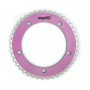 Csepel alumínium lánctányér 42T 1/8" 130 mm röfi pink