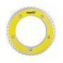 Csepel alumínium lánctányér 42T 1/8" 130 mm sárga