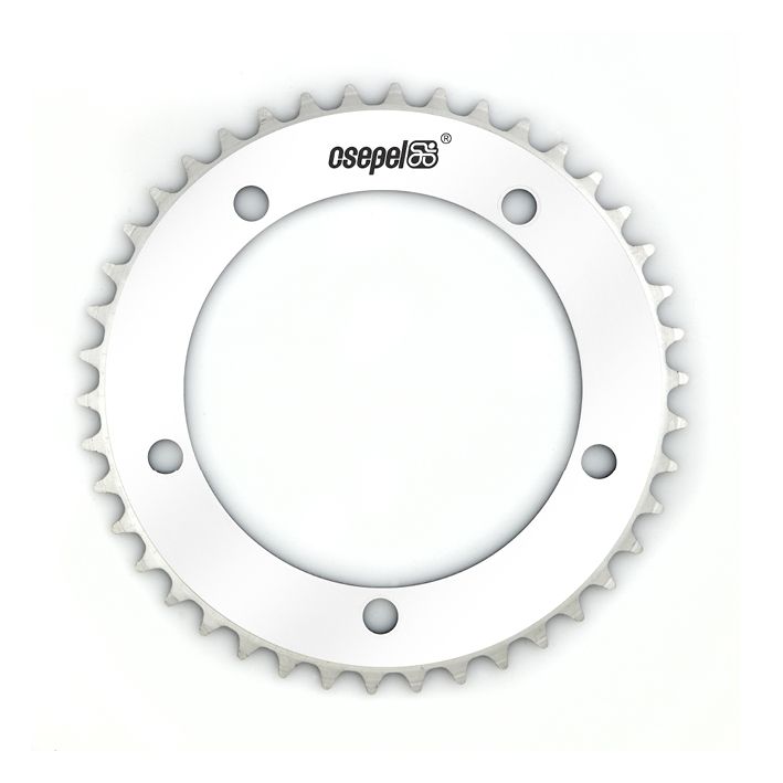 csepel-aluminium-lanctanyer-44t-130mm-feher