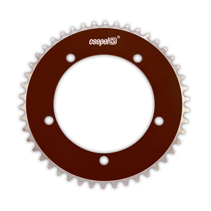 csepel-aluminium-lanctanyer-48t-130mm-barna