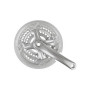 MTB alumínium hajtómű 170 mm 28/38/48T láncvédővel ezüst