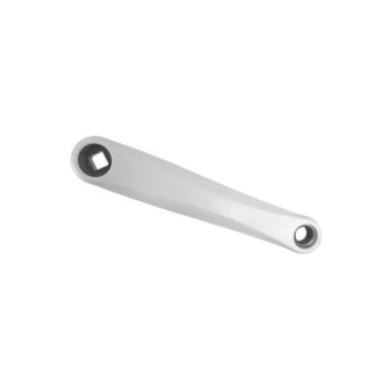 Bal hajtókar acél MTB 170 mm ezüst