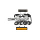 Pedál 9/16 spd & mtb alu m-wave peasy - crmo tengely ezüst / fekete