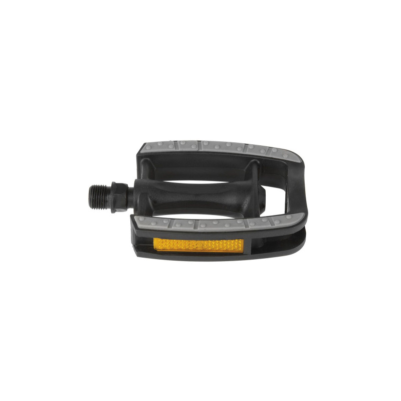 Pedál 9/16 non-slip műanyag m-wave - crmo tengely golyós + prizma fekete / szürke
