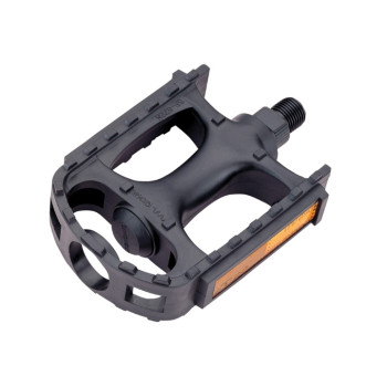 Pedál 9/16" mtb műanyag union sp-872n golyós + prizma fekete