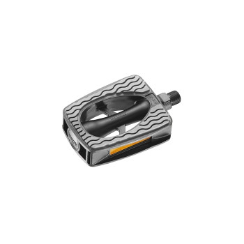 Pedál 9/16" non-slip műanyag union sp-809 golyós + prizma fekete / szürke