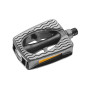 Pedál 9/16" non-slip műanyag union sp-809 golyós + prizma fekete / szürke
