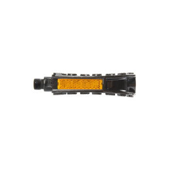 Pedál 9/16" non-slip alu m-wave 97x81mm golyós + prizma fekete