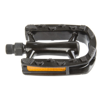 Pedál 9/16" non-slip alu m-wave 97x81mm golyós + prizma fekete