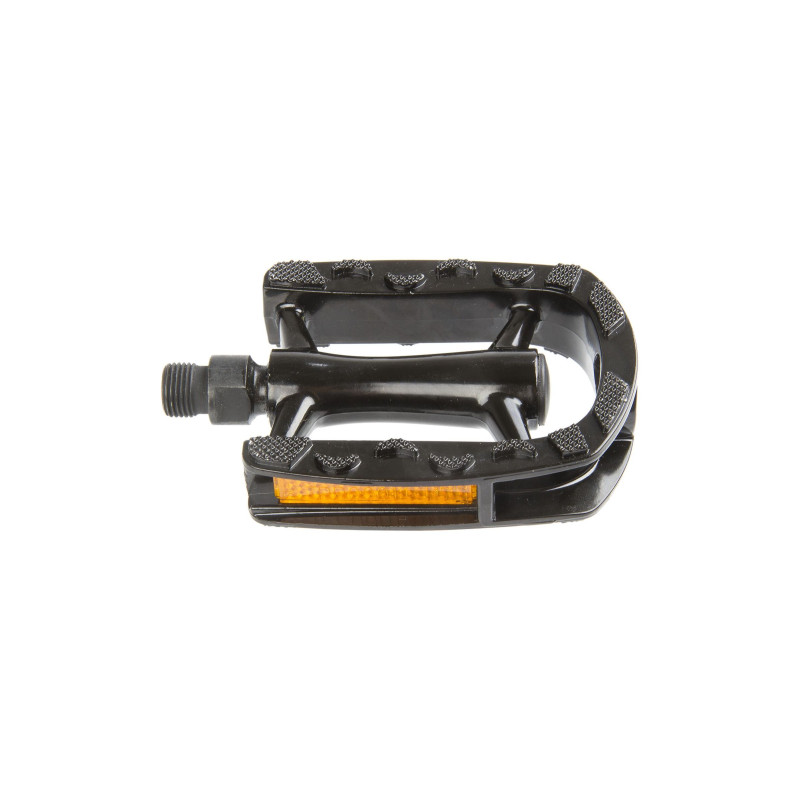 Pedál 9/16 non-slip alu m-wave 97x81mm golyós + prizma fekete