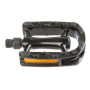 Pedál 9/16" non-slip alu m-wave 97x81mm golyós + prizma fekete