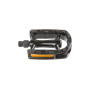 Pedál 9/16" non-slip alu m-wave 97x81mm golyós + prizma fekete
