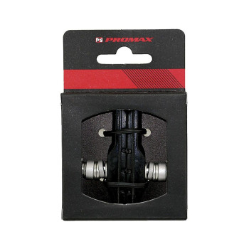 Promax fékbetét 70 mm csavaros aszimmetrikus V-fékhez fekete (dobozos)