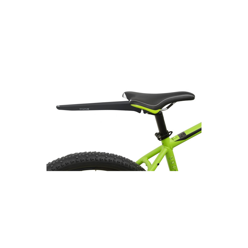 Sárvédő hátsó műanyag clip-on m-wave mud max flex fekete
