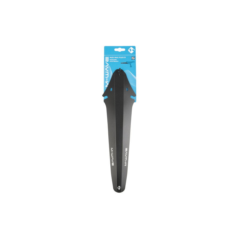Sárvédő hátsó műanyag clip-on m-wave mud max flex fekete