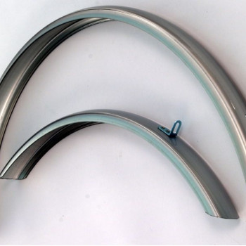 Sárvédőpár 28" aluplasztik rpz italia - trekking 51mm & tart nélkül ezüst