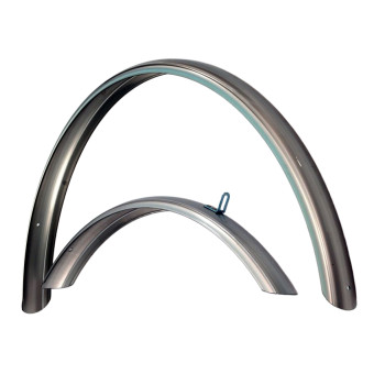 Sárvédőpár 26" aluplasztik rpz italia - mtb 60mm & tartozék nélkül ezüst