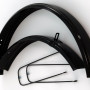 Sárvédö e+h+pálca 20" acél hazai fekete mtb
