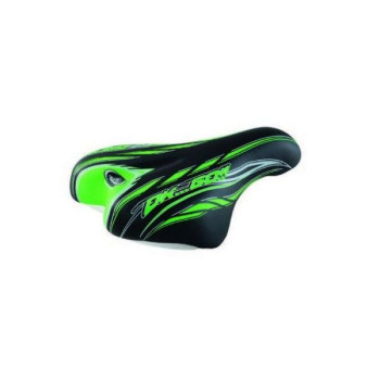 Nyereg monte grappa 995 14"-16" fekete / zöld (30db/doboz)