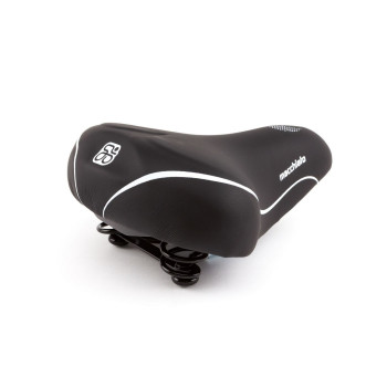 Nyereg csepel macchiato fekete (max comfort) (12db/doboz)