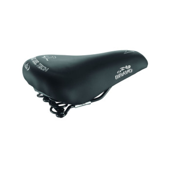 Nyereg monte grappa 115 bravo soft géles fekete (12db/doboz)