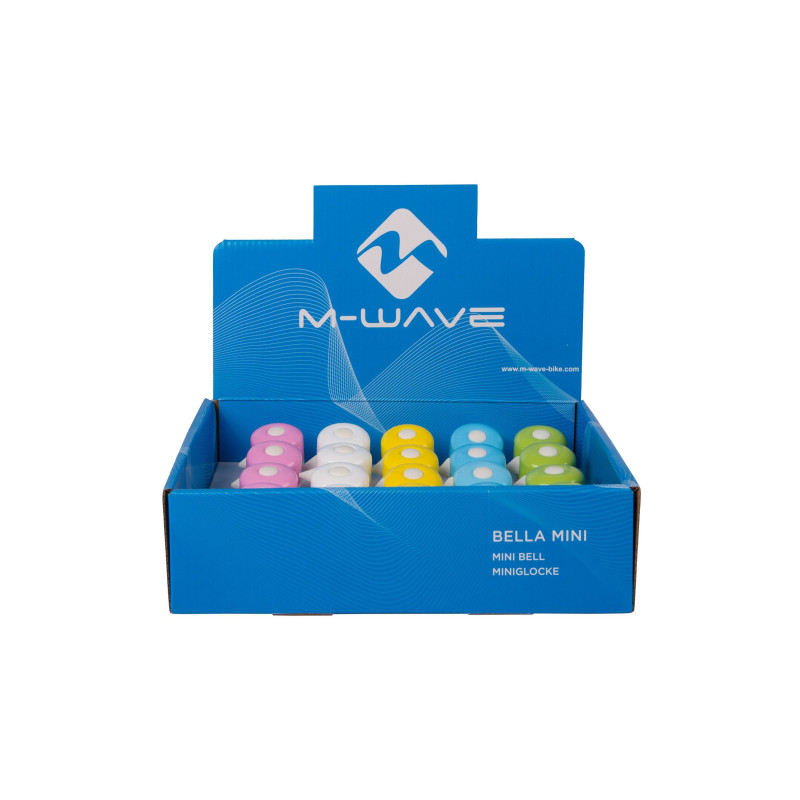 Csengő mini acél m-wave bella mini - 35 mm pasztell színekben