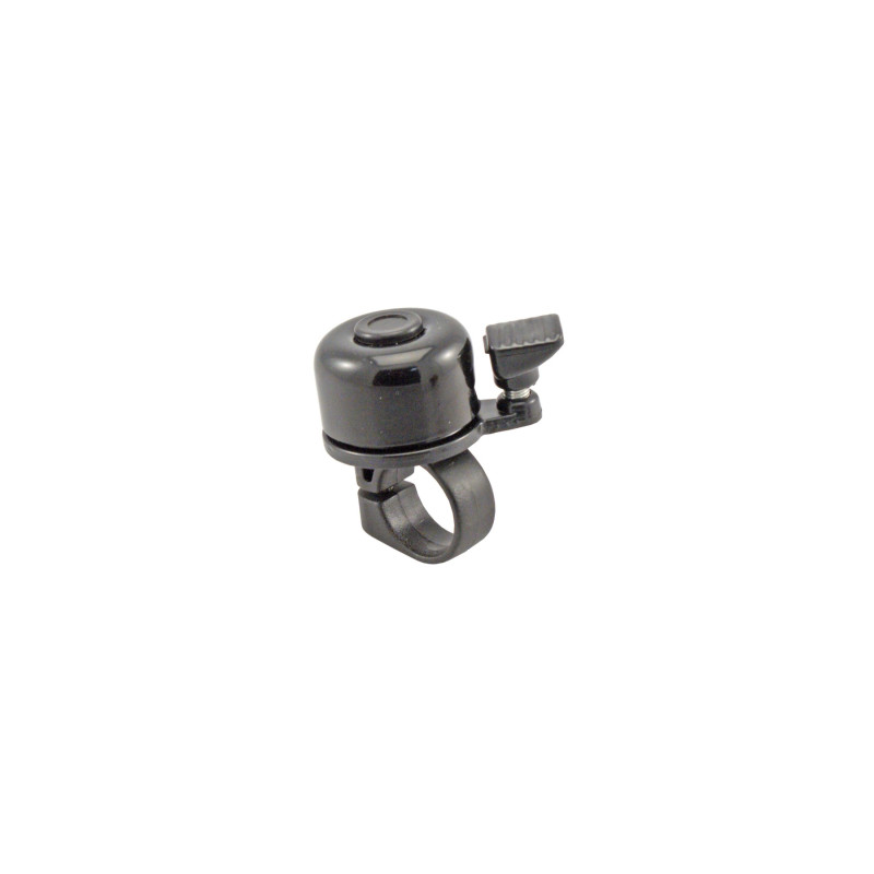 Csengő mini acél din din - 34 mm fekete