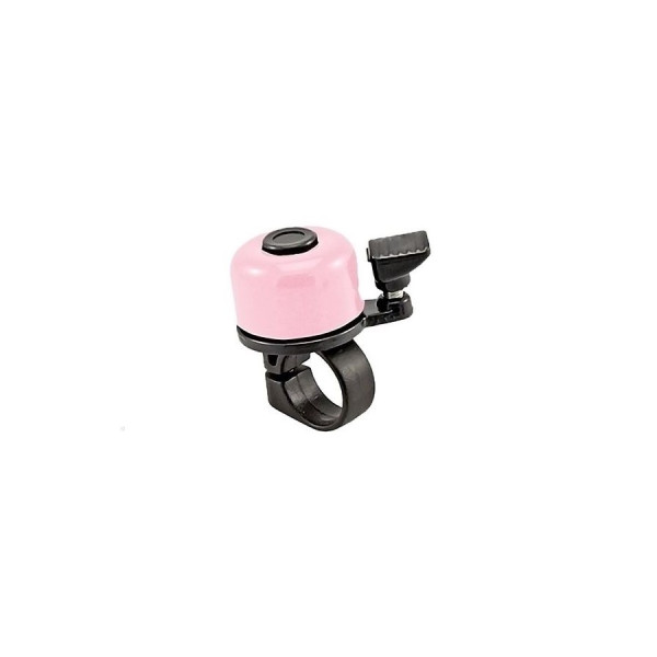 Csengő mini acél din din - 34 mm rózsaszín