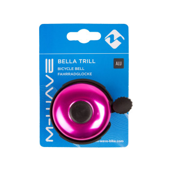 Csengő alu eloxált m-wave bella trill - 53 mm pink