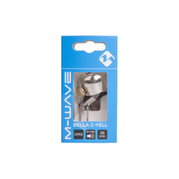 Csengő mini réz m-wave bella c-yell - 30 mm ezüst