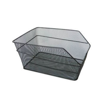 Kosár hátsó sűrűszövésű normál - 40x28x18 cm + tartozék fekete