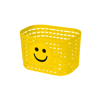 Kosár gyermek műanyag smiley sárga