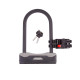 Zár u-lakat kulcsos tartóval 15 x 165 x 247 mm - m-wave b247 fekete