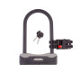 Zár u-lakat kulcsos tartóval 15 x 165 x 247 mm - m-wave b247 fekete