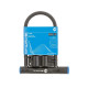 Zár u-lakat kulcsos tartóval 14 x 197 x 245 mm - m-wave b245 matt fekete