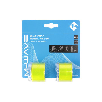 Fényvisszaverő pánt öntapadós m-wave - 30 x 340 mm neon sárga