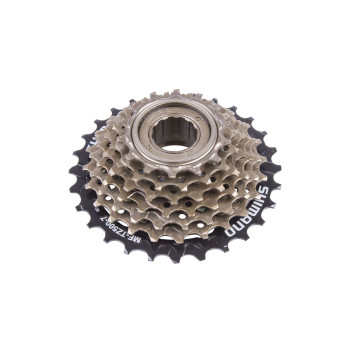 Racsni 7-es 14-28t indexes shimano mf-tz500 barna / fekete