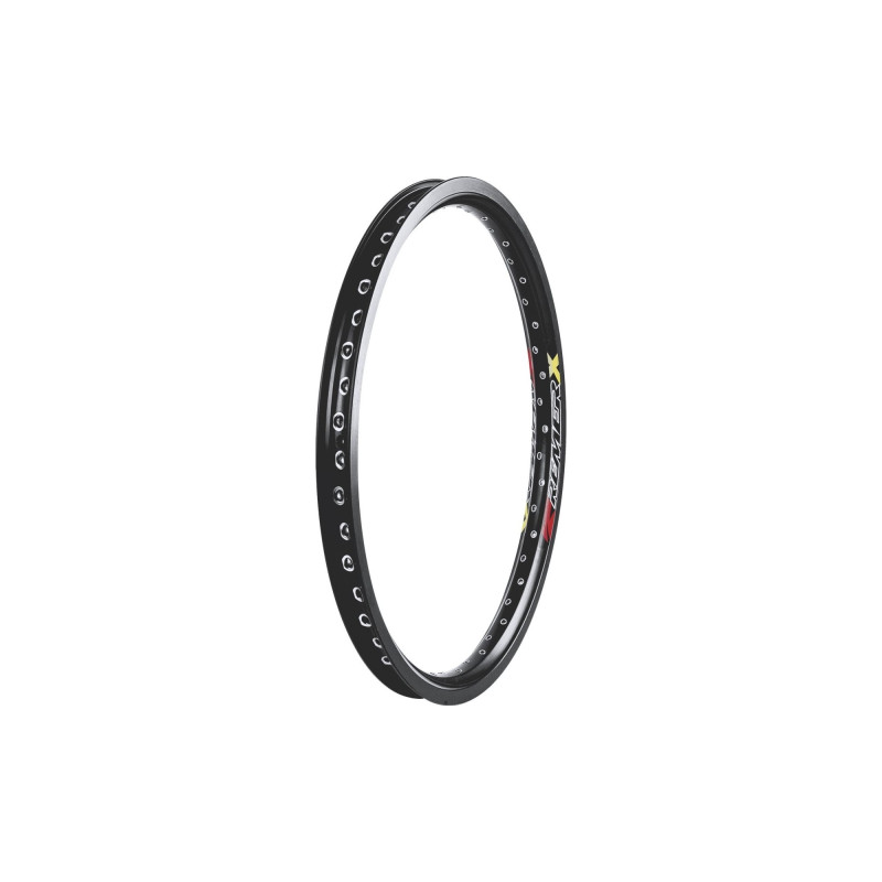 Abroncs 20 alu 48h (23-406) remerx jumbo bmx - duplafalú fekete szegecselt