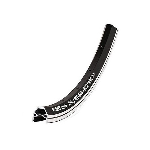 Abroncs 26x1,75 alu 36h beretta mt-240 - duplafalú fekete csiszolt