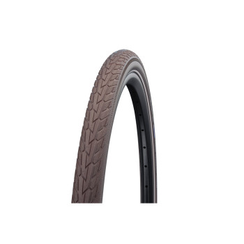 Schwalbe Road Cruiser HS484 700x40C (42-622) / 28x1,60 külső gumi kávé oldalfallal, reflexcsíkkal